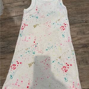 Colorful girls Crewcuts splatter dress size L (10-11)